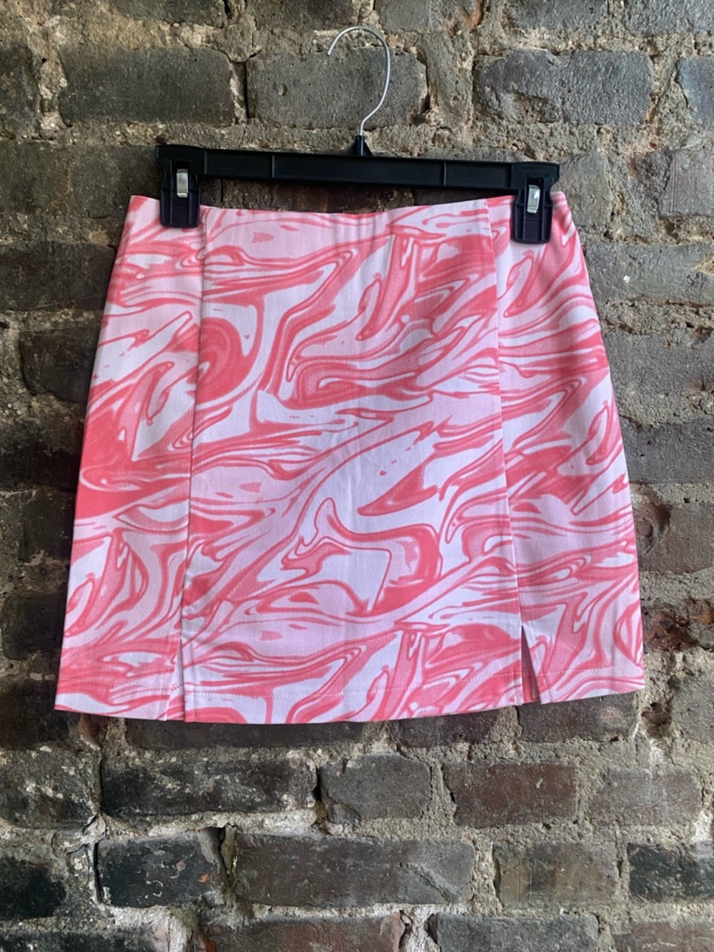 love on a hanger Pink Marble Swirl Mini Skirt